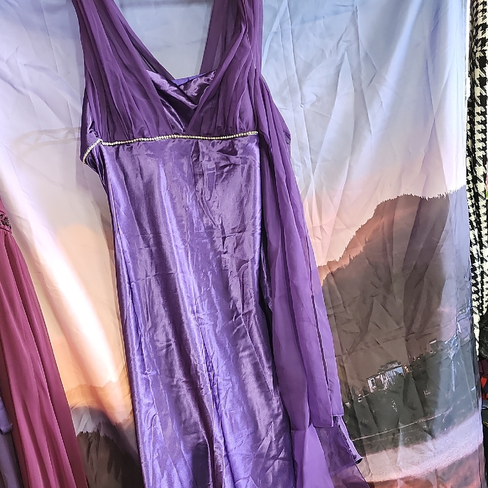 Nwot Vibrant Purple Evening Dress